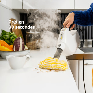 Balai vapeur Karcher SC1 Multi & Up Textile Edition - Puissance 1200W- défroisseur à main- Accessoires inclus- multifonctions