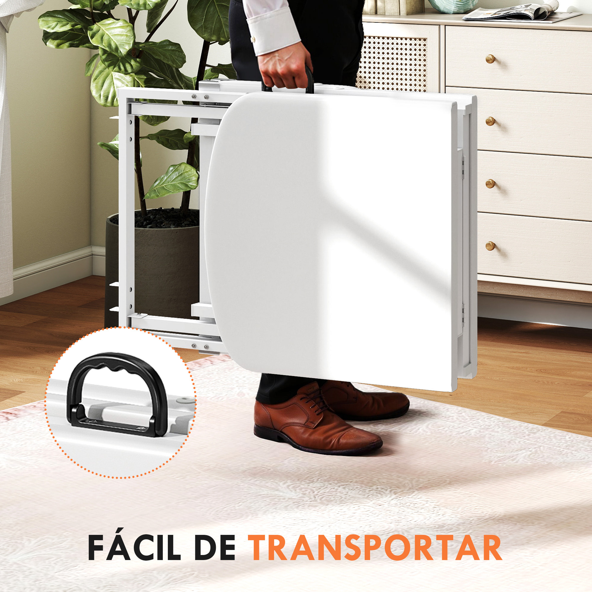 Camilla Masaje Plegable Portátil Camilla Estética Profesional de 3 Zonas con Respaldo Soporte para Piernas Ajustables Reposacabezas Extraíble Reposabrazos Acolchados para Spa 182x82 cm Blanco