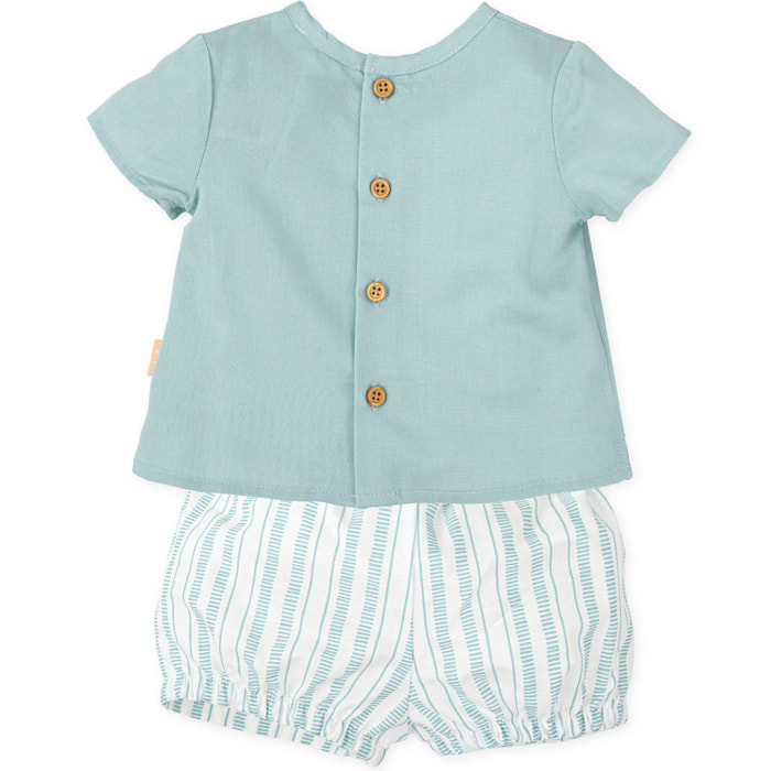 Conjunto 2 pzas. - Aguamarina