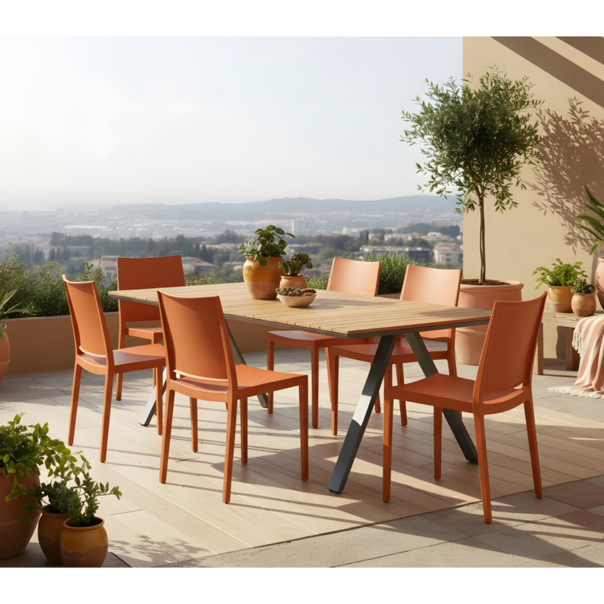 Ensemble table et chaises de jardin  - CINCINNATOS