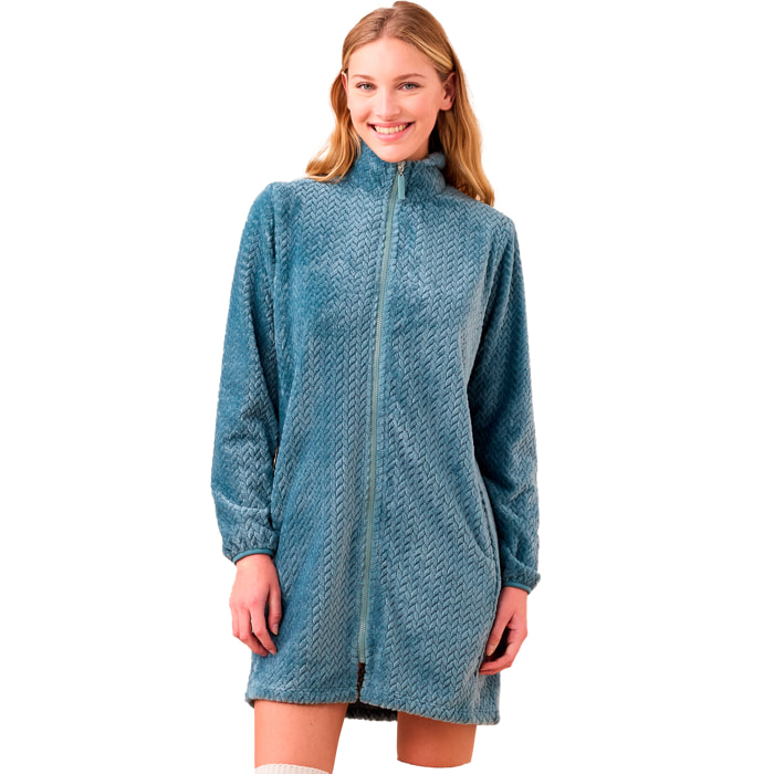 Vestaglia donna invernale in coral articolo unito. Noidinotte