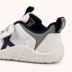 Zapatilla Infantil Barefoot Blanca con Detalles Grises MINI LITO VCO 03