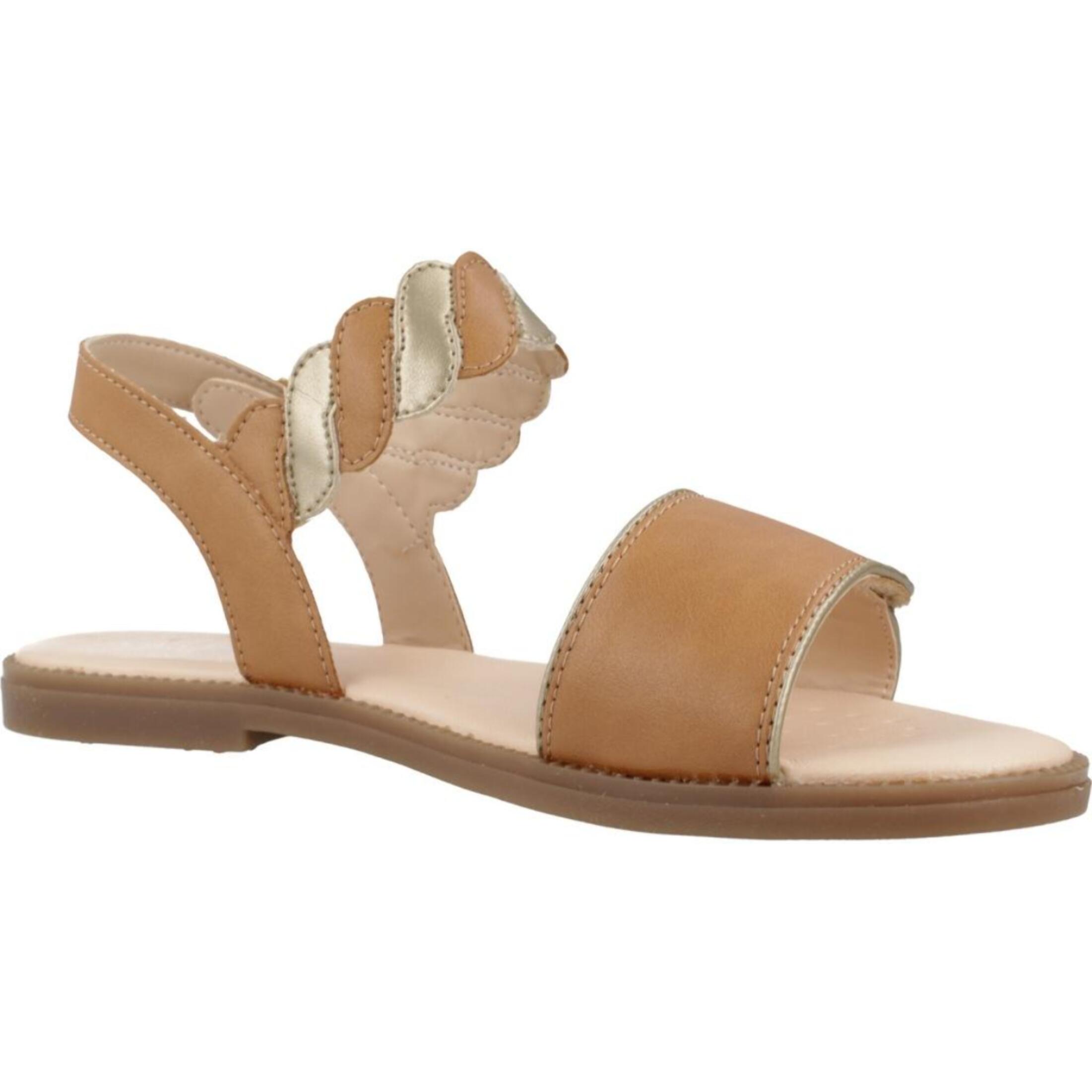 Sandalias Niña de la marca GEOX  modelo J SANDAL KARLY GIRL MARRON CLARO