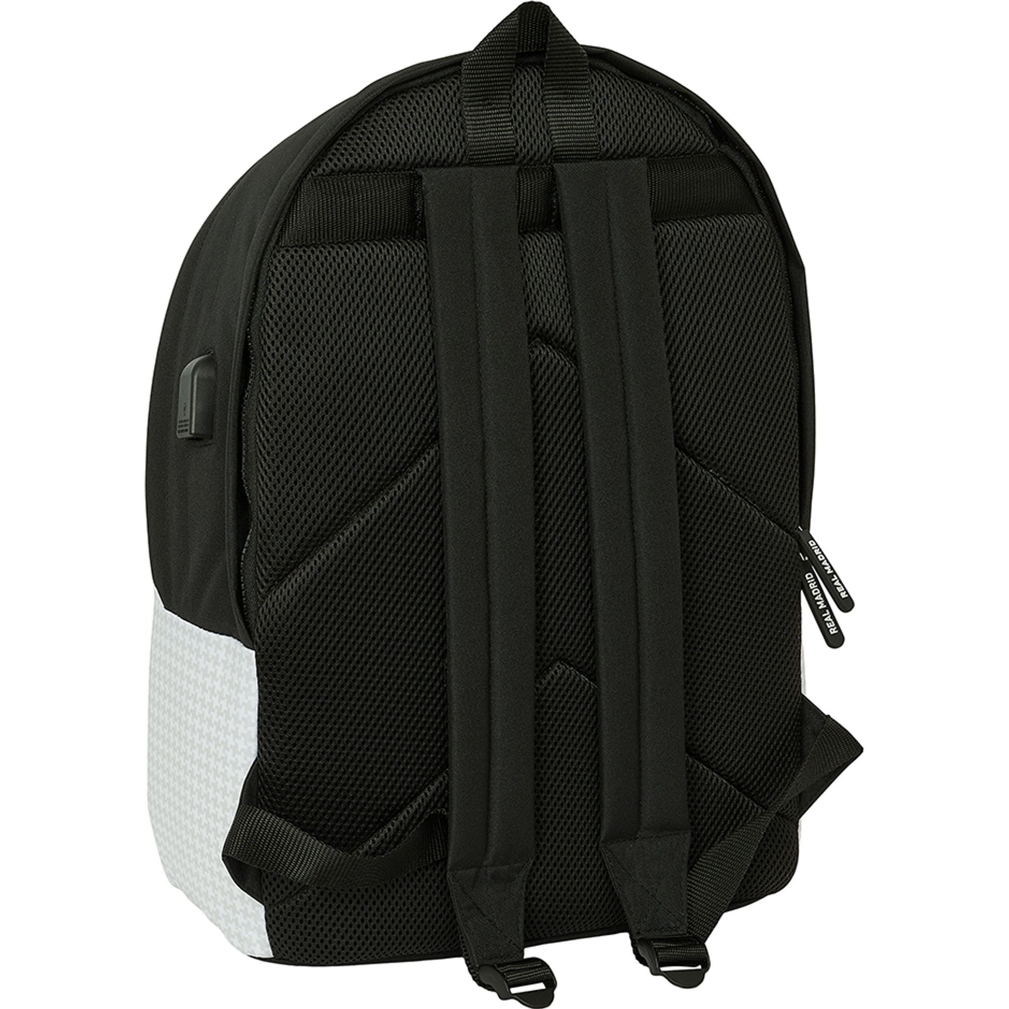 Mochila doble para portatil 15,6"+usb real madrid 1ª equip. 24/25
