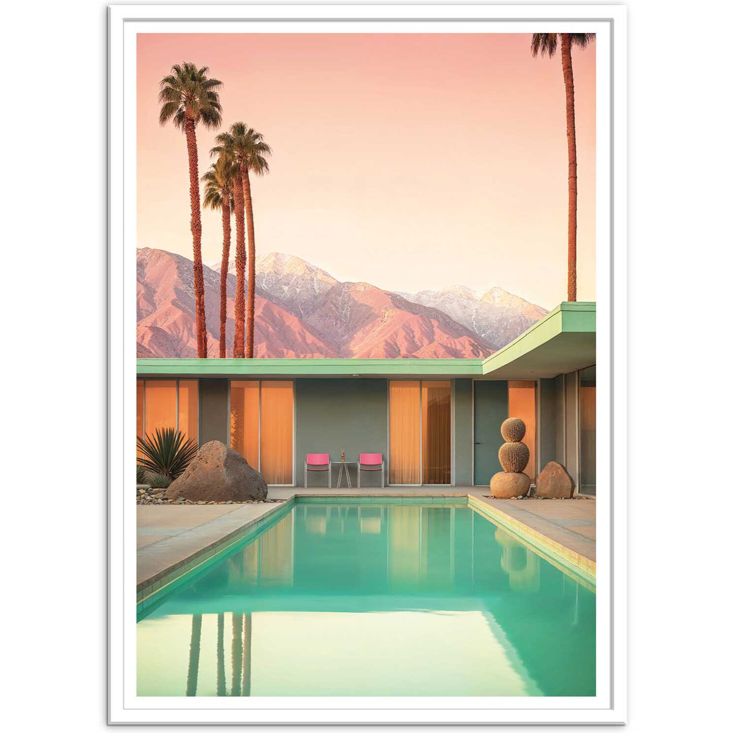 Affiche - Motel 66 Palm Springs - Philippe Hugonnard