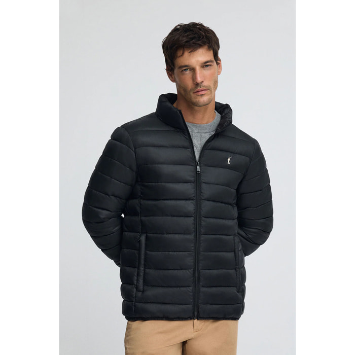 Chaqueta Chuck Embroidery negro con logo Rigby Go