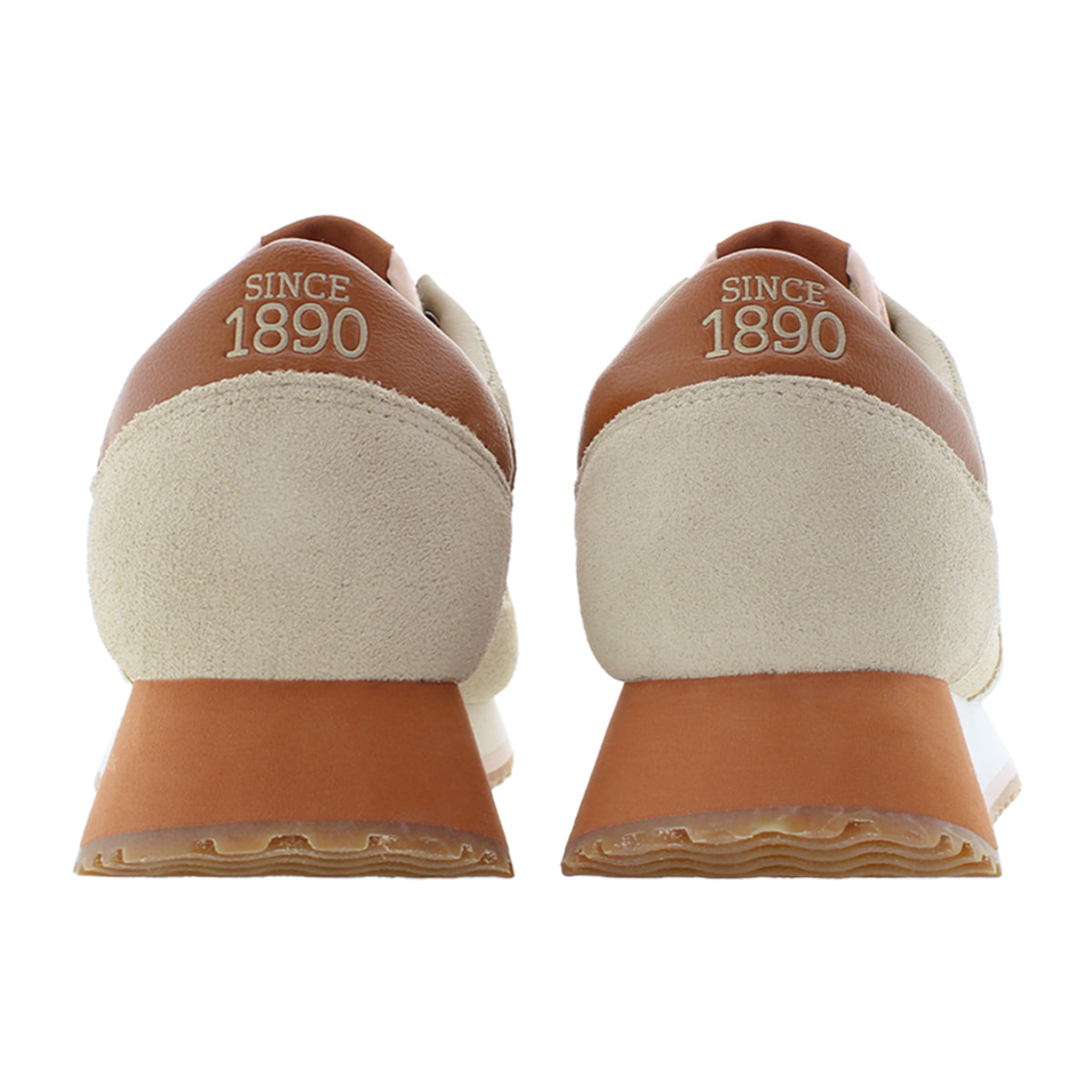 U.S. Polo Assn. - Sneakers SACHA005WDSN2 in camoscio per donna