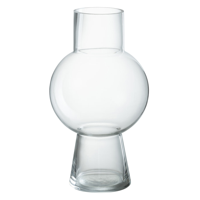 J-Line vase Boule - verre - transparent - medium - 31 cm de hauteur