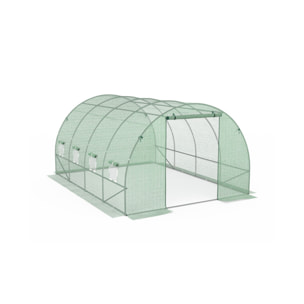 Serre tunnel verte 3x4m