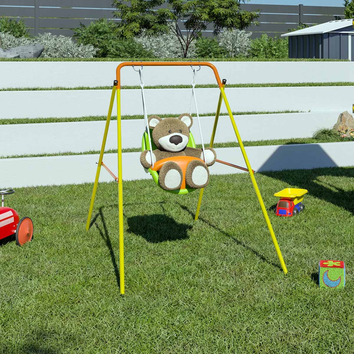 Balancelle bébé métal 1,2 m EMMA - 1 enfant