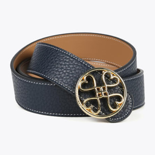 Cintura double face trifoglio cuori