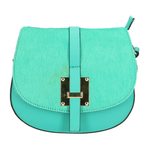 Borsa a tracolla da donna - Modello Monica - Vera pelle - 18.0 x 23.0 x 7.0 cm
