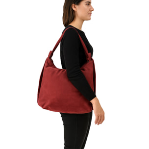 Borsa a mano da donna Made in Italy - Modello Silvana Chic - Pelle - 37.0 x 37.0 x 9.0 cm