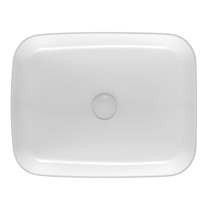 Vasque à poser 50 x 39 cm - blanc mat - sans trop-plein - Infinitio SAT