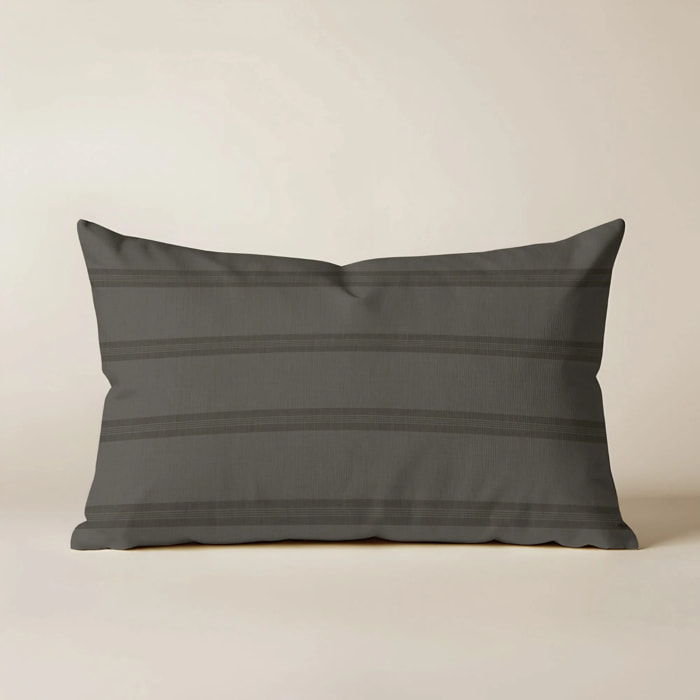 Housse de coussin Nua Marron foncé - 100% coton - Marron - 30x50 cm