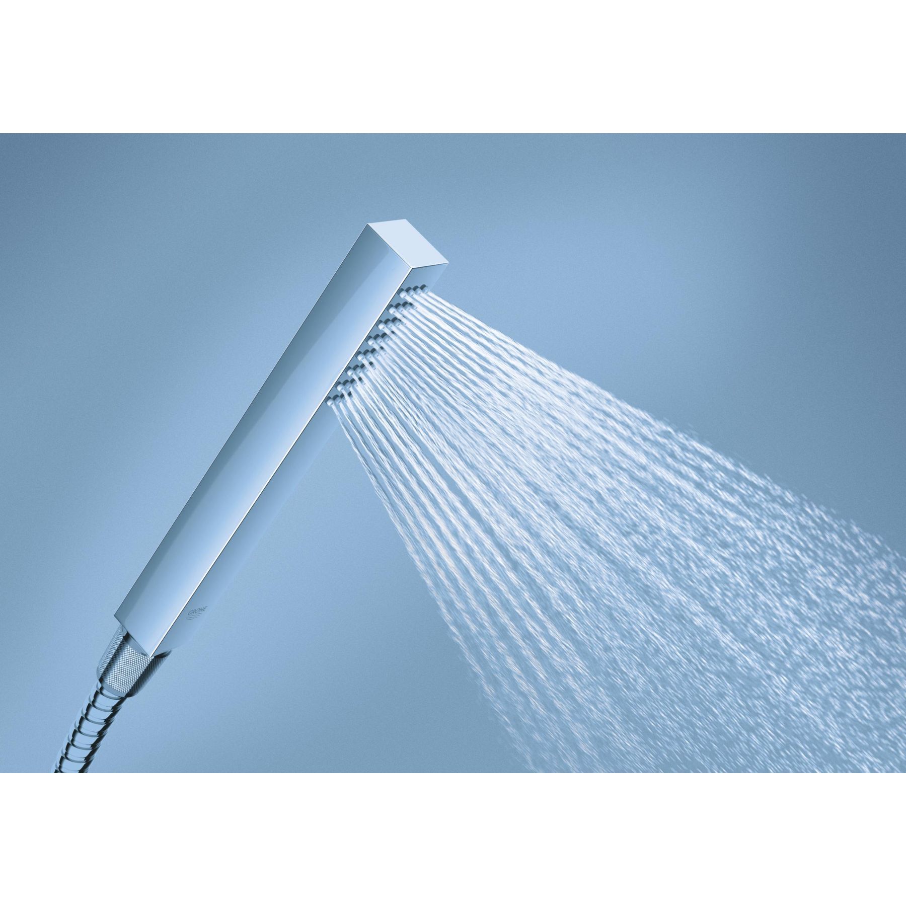 Barre de douche 60cm avec douchette Cube Stick 1 jet