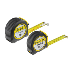 Lot de 2 mètres Tylon + 5 m et 8 m, gamme PRO STANLEY