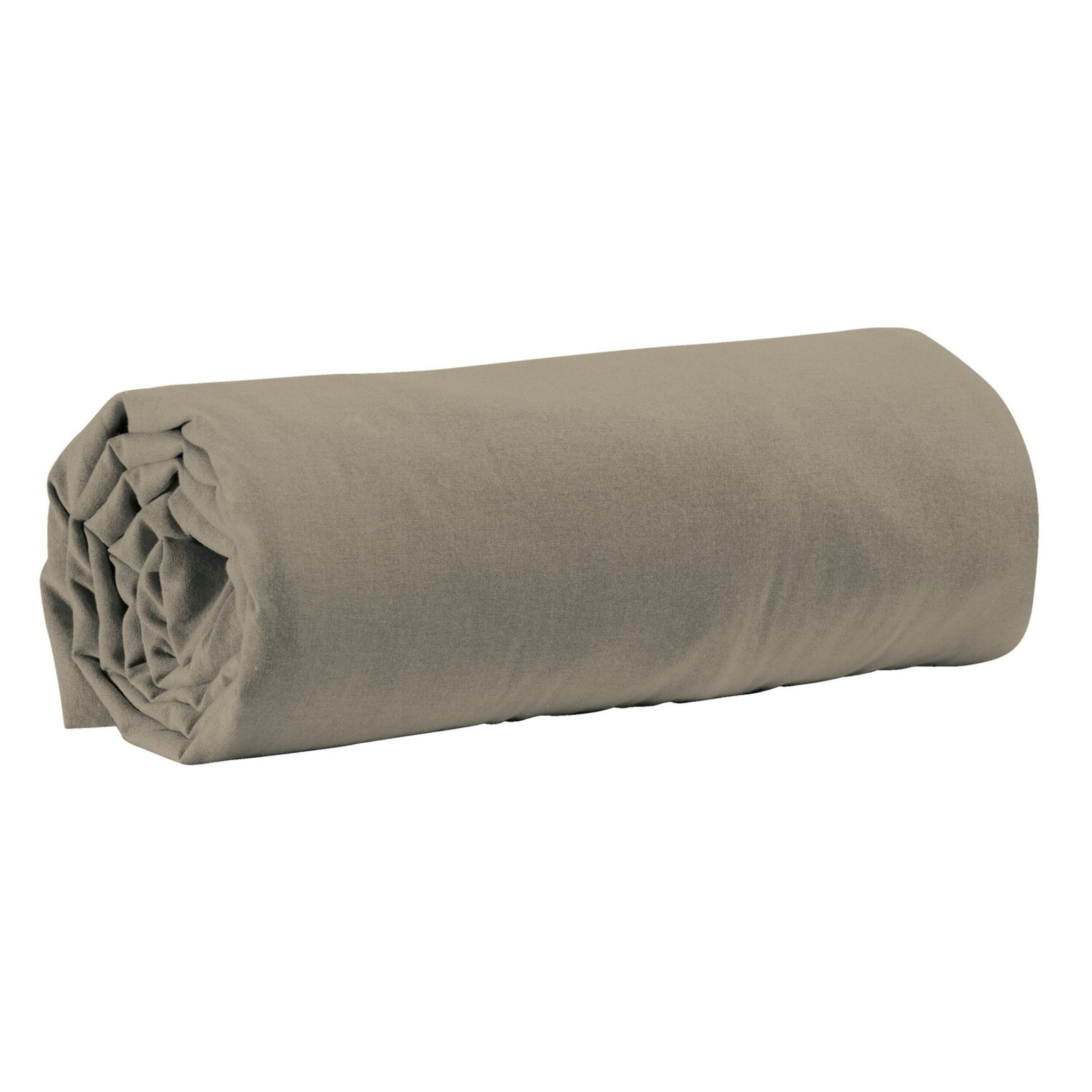 Drap housse - bonnet 35cm - 100% coton 57fils - graphite