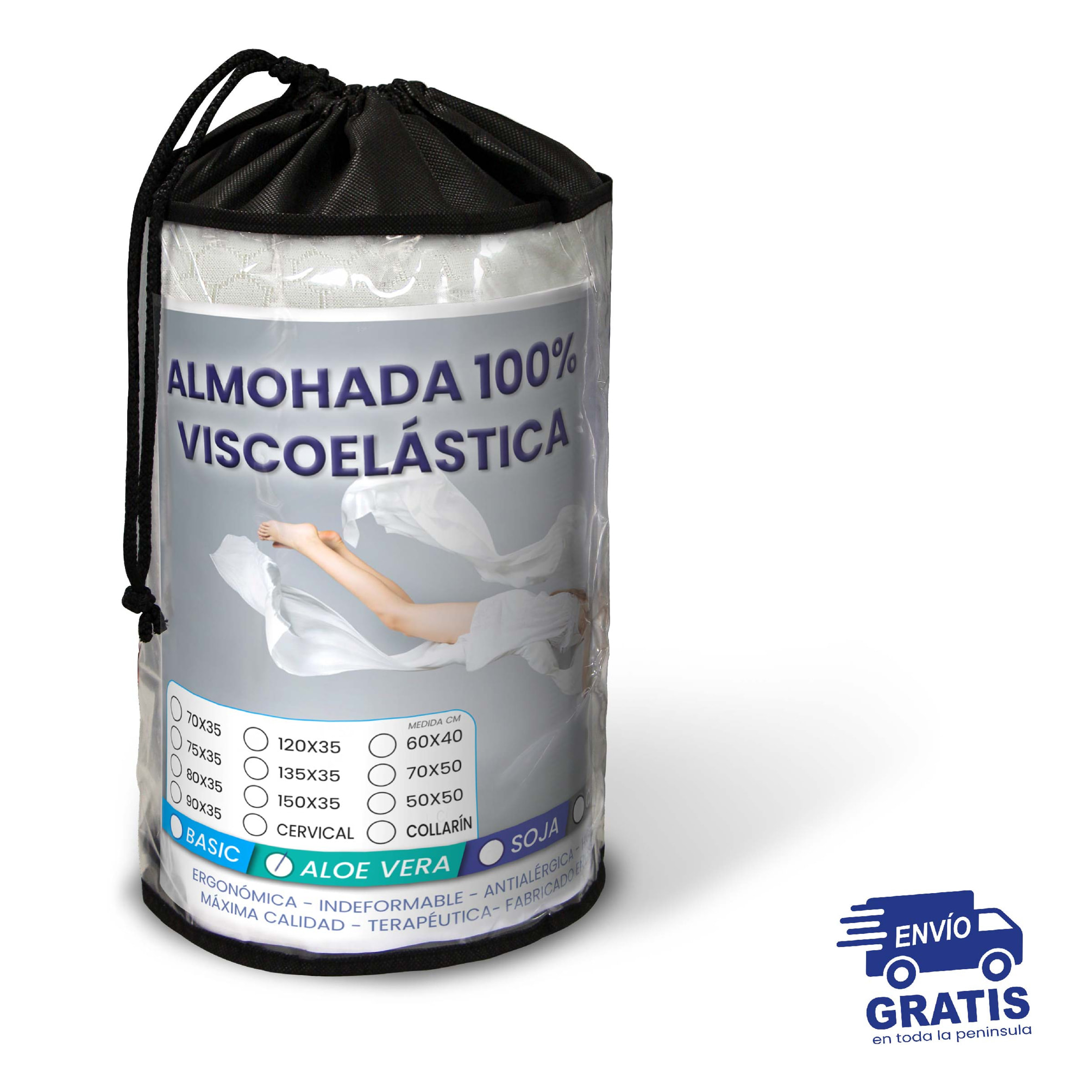 Almohada Visco Aloe Vera