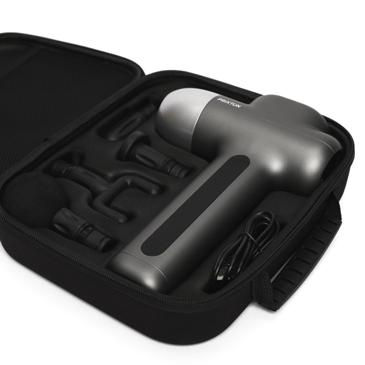 Pistola De Masaje Titan MGF300 Prixton| 4 Cabezales| 5 Velocidades