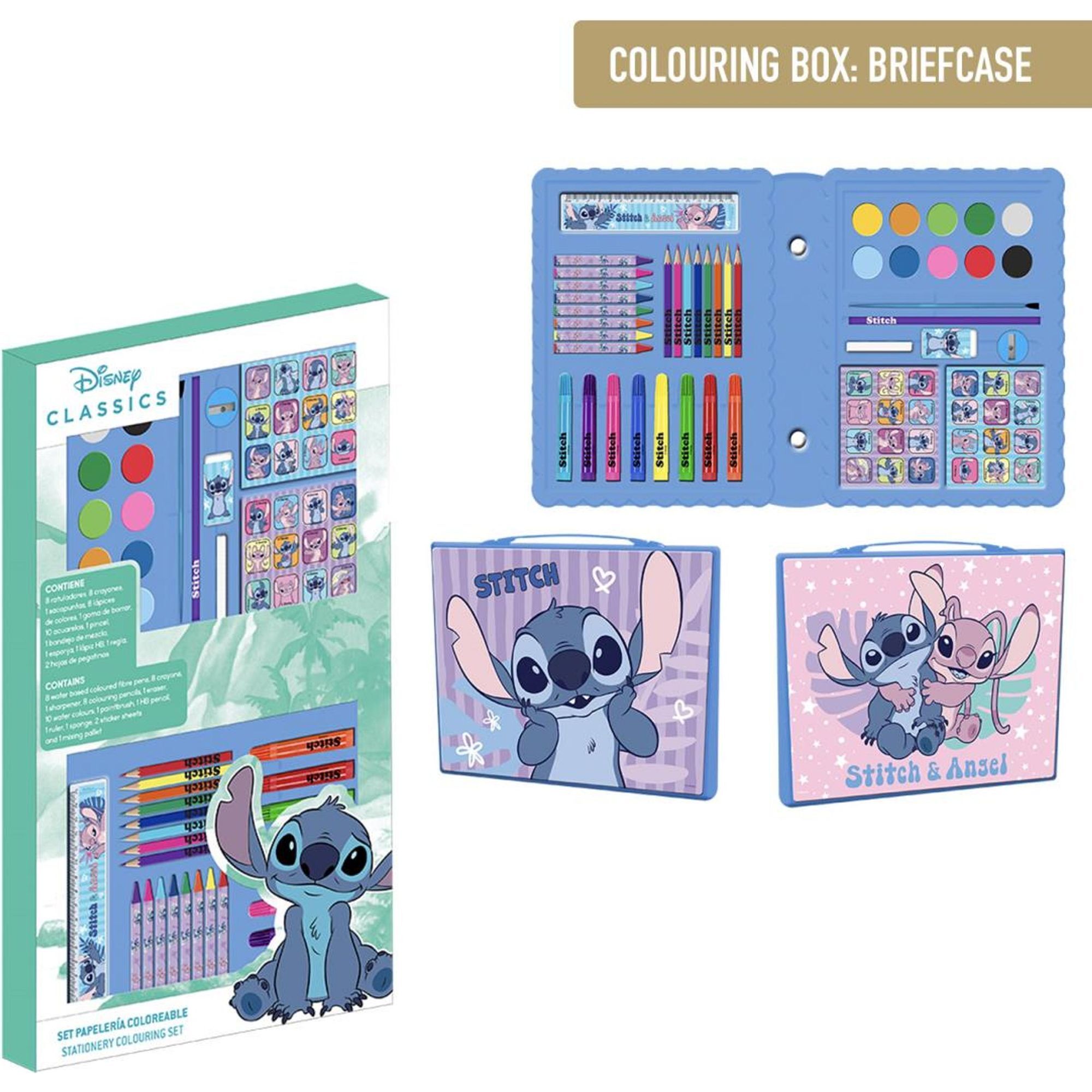 Set Papelería Coloreable Caja Stitch