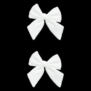 DK NOEUD LAINE BL X2 13X18CM