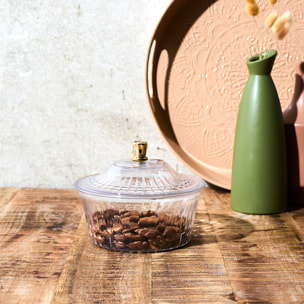 Coupe Avec Couvercle Plastique D15.4cm Sabah