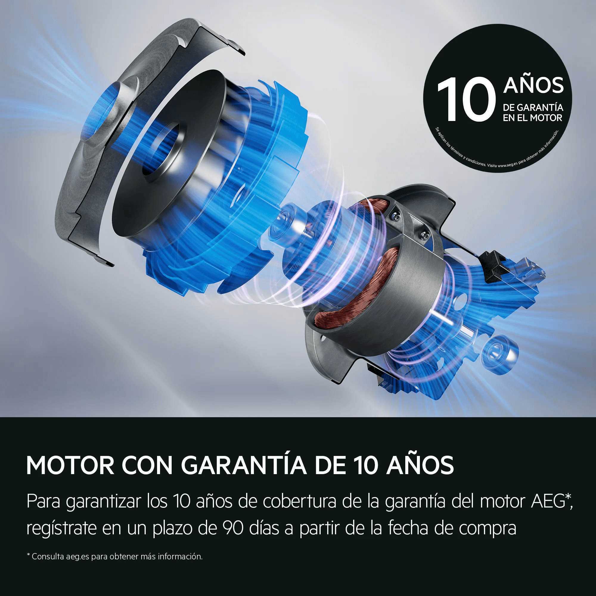 AEG Aspiradora sin bolsa 6000 de 550 W y 74 dB(A) AL61C3DB