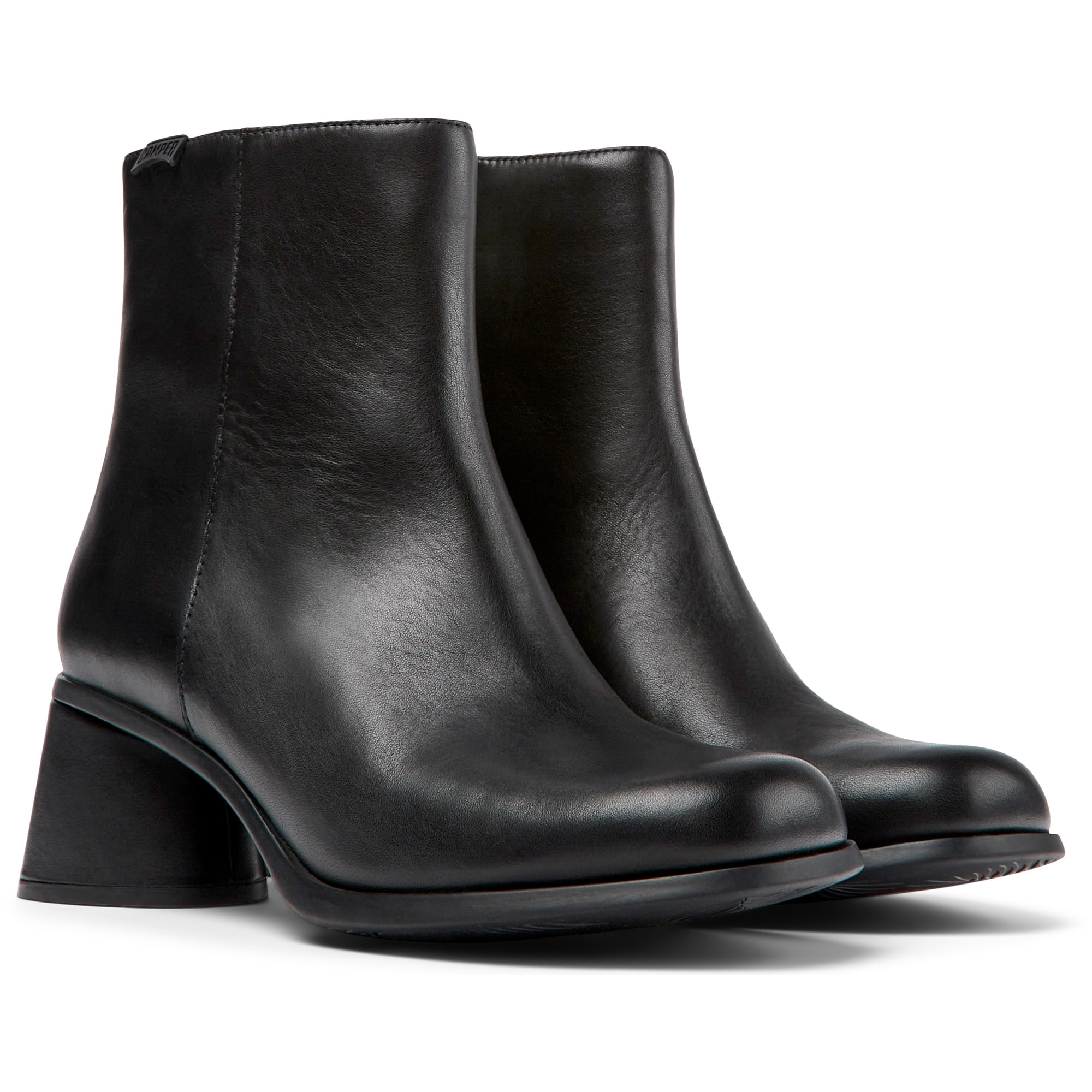 Botines - CAMPER Kiara - Negro - Cuero liso