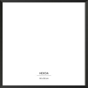 Cadre bois Noir 50x50cm cadre seul