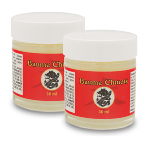 NUTRI EXPERT - Baume Chinois - Soulage douleurs articulaires et musculaires - Apaise les contusions, piqûres, entorses - Aux huiles essentielles - Sans parabène - Lot de 2 produits
