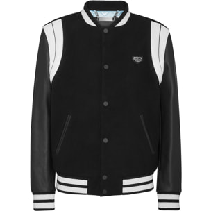 PHILIPP PLEIN Bomber de cuero