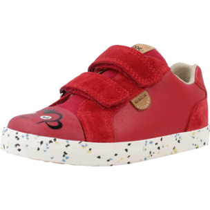 Zapatillas Niño de la marca GEOX  modelo B.C NAPPA + SUEDE ROJO