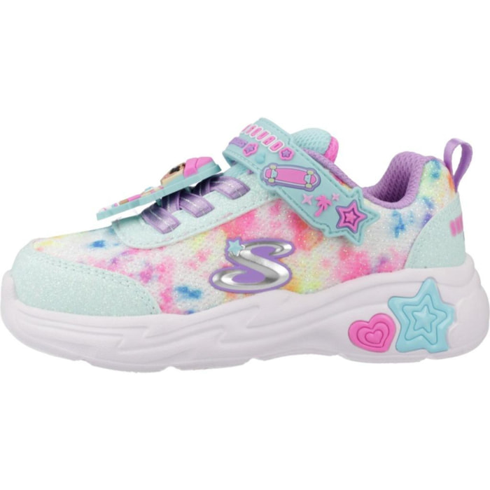 Zapatillas Niña Skech Squad Azul