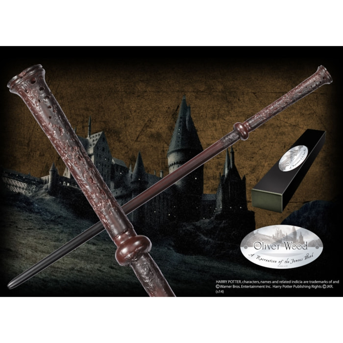 Harry Potter Bacchetta Oliver Wood Edizione Character Noble Collection