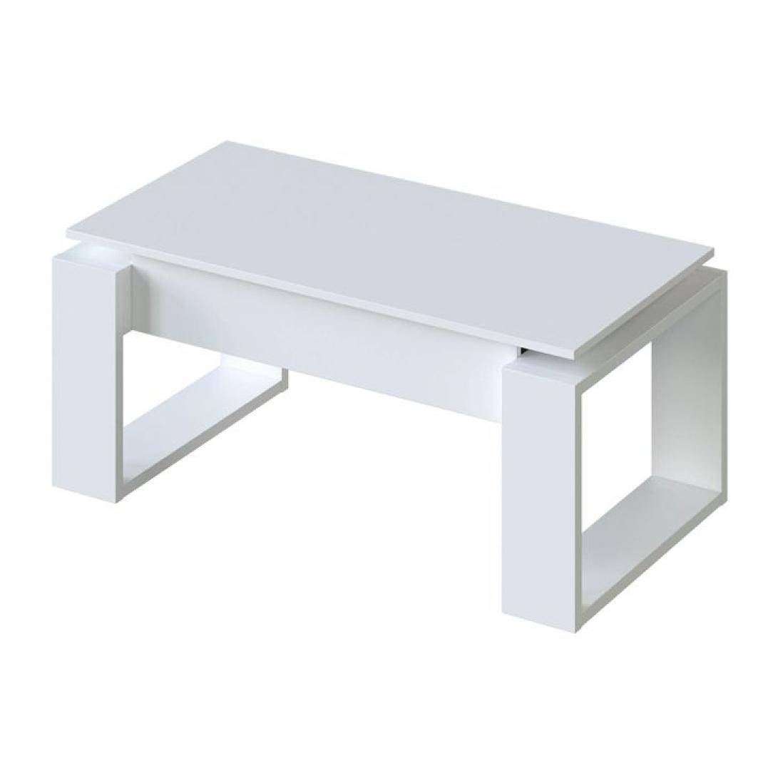 Mesa de centro elevable Nova Blanco Artik (Blanco Mate)