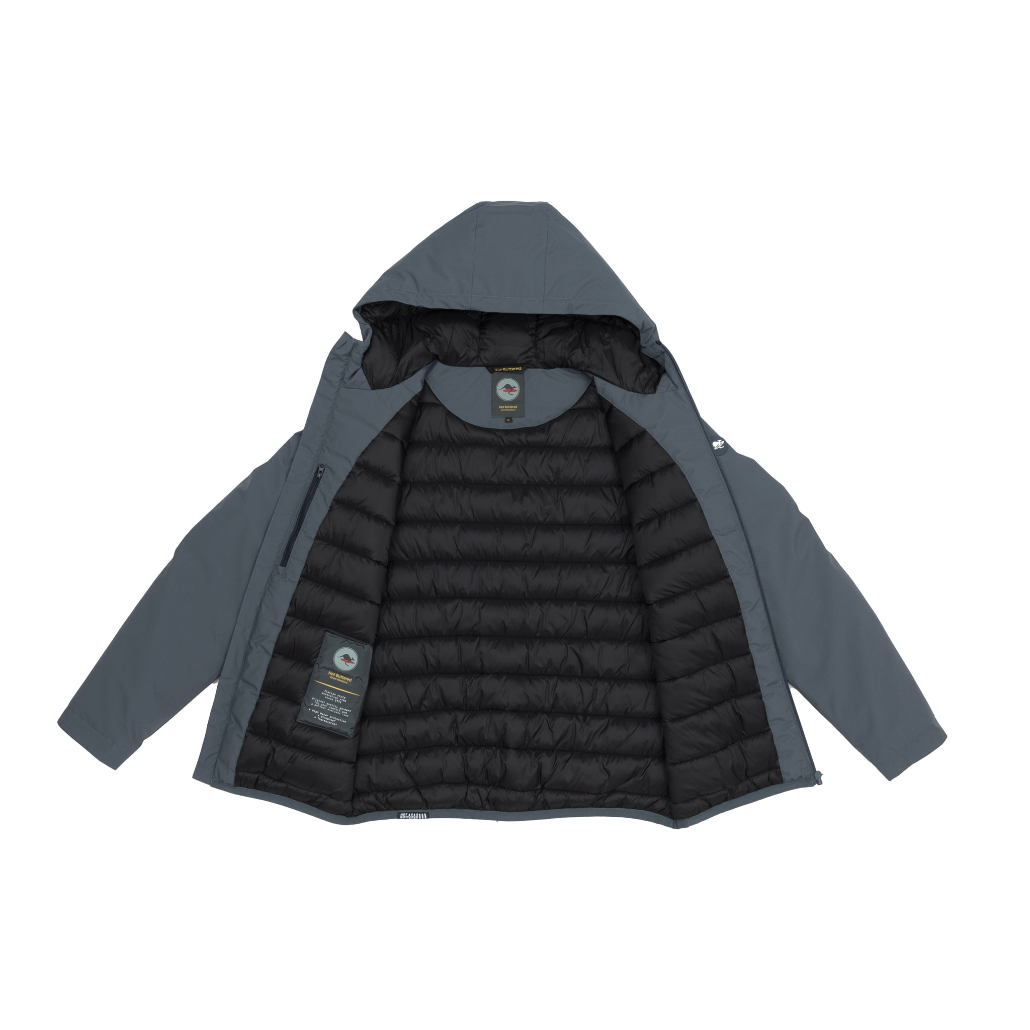 Chaqueta Hot Buttered térmica impermeable Havelok gris