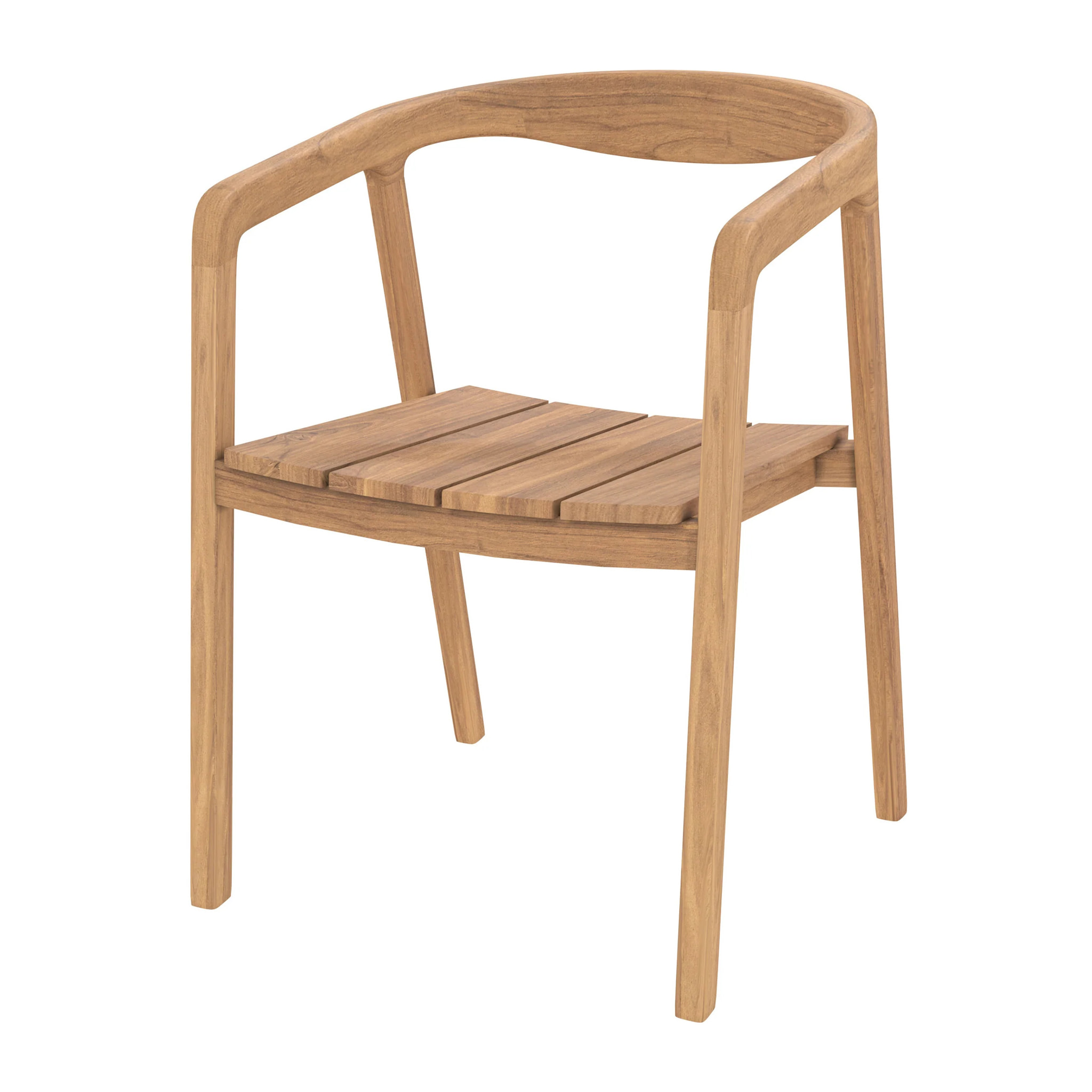 Table et chaises de jardin 8 personnes en teck massif - Soraya