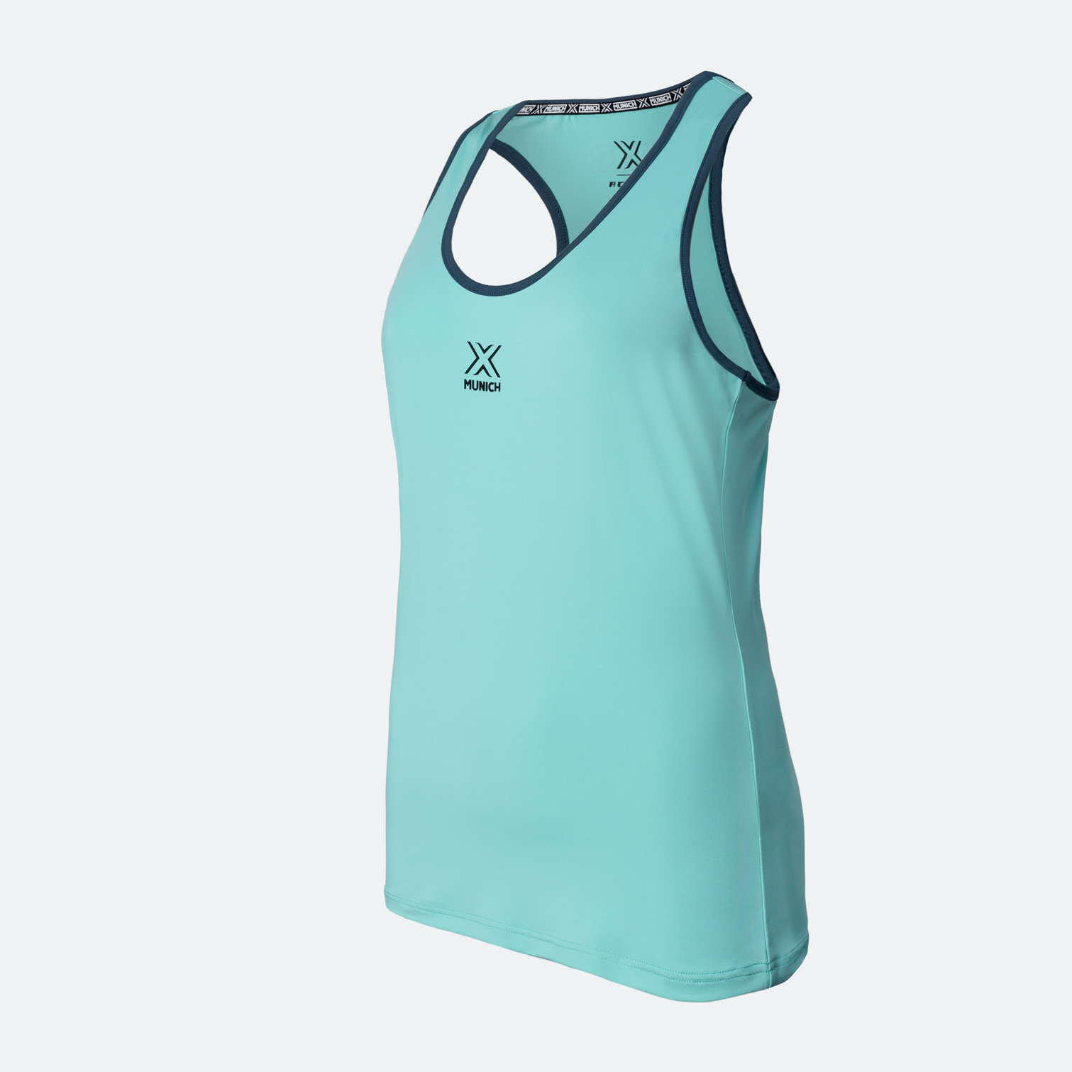 WOMAN BASIC TANK TOP TURQUOISE