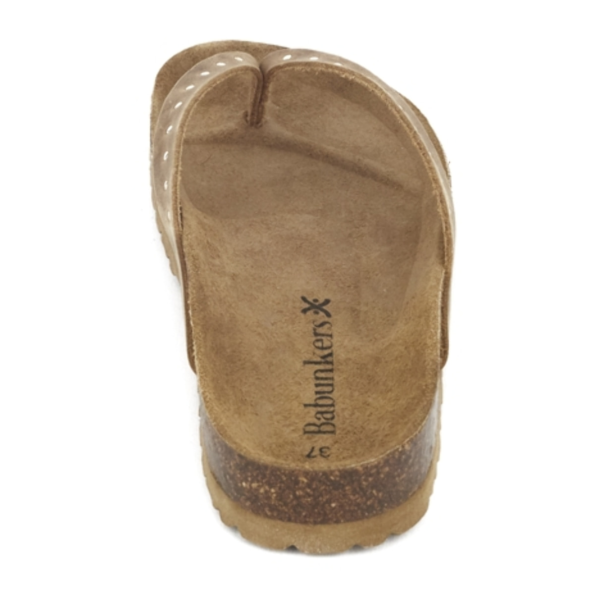 SANDALIA TARIFA BABUNKERS MARRON