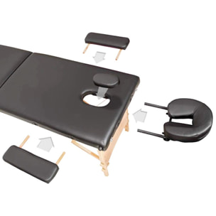 Lettino Massaggi Professionale per estetista e fisioterapia 3 Zone per estetista e fisioterapia.