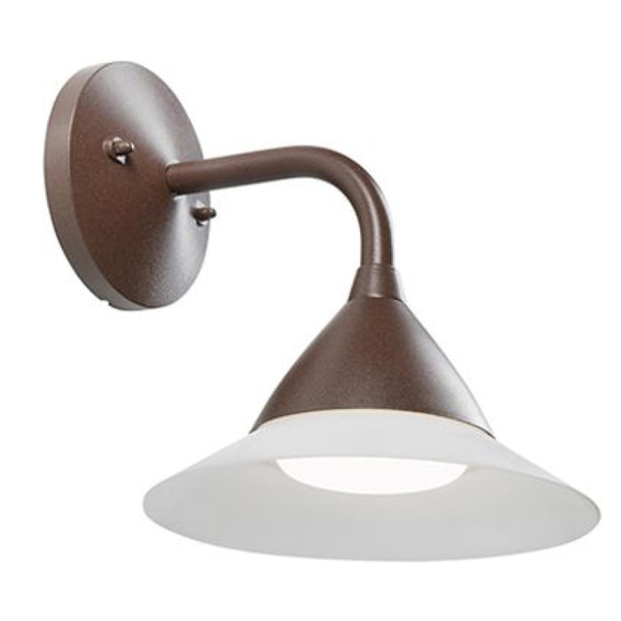 Petunia - Lampada Applique Da Parete A Led 20W A Luce Fredda Colore Corten