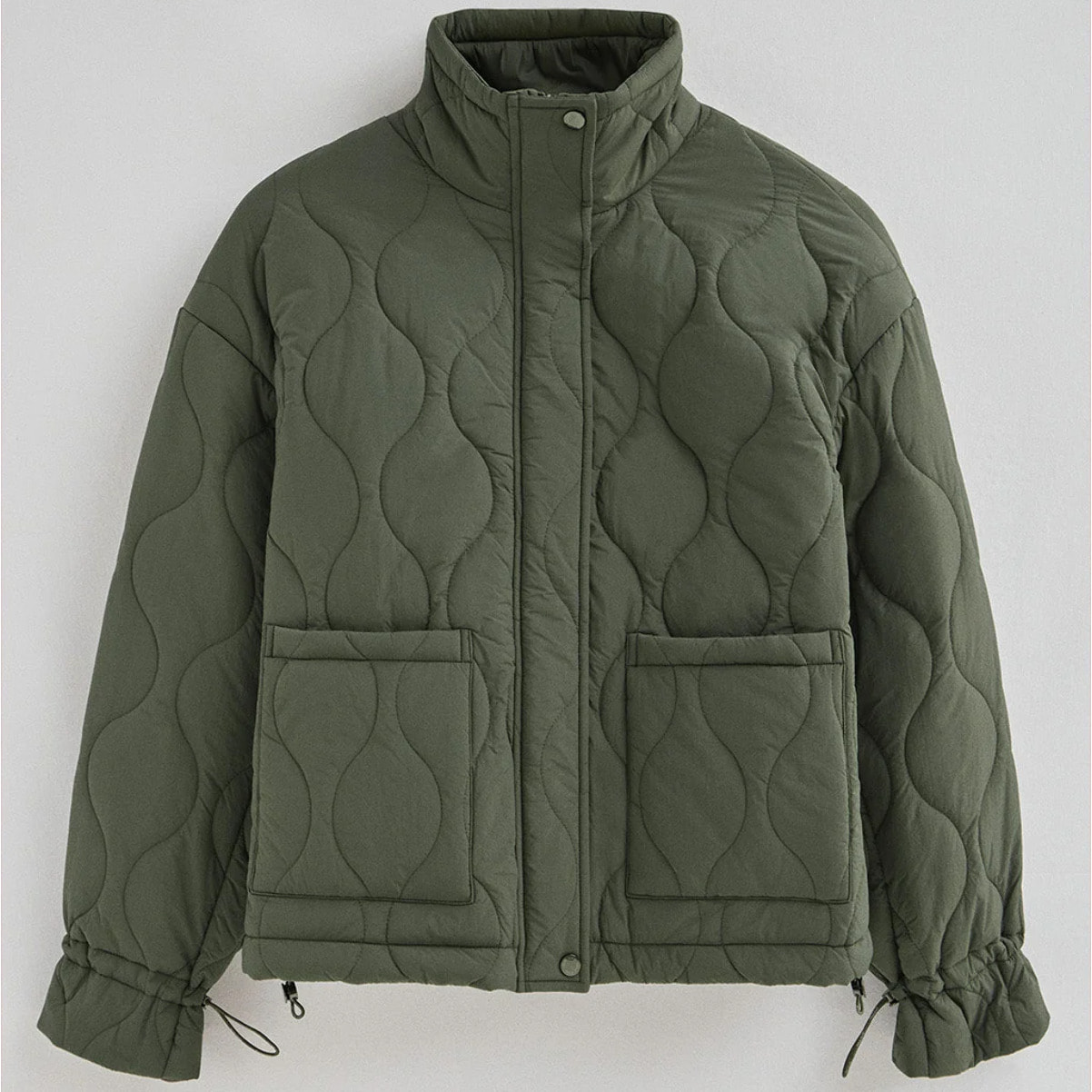 Chaqueta Gadea verde bosque con logo Polo Club