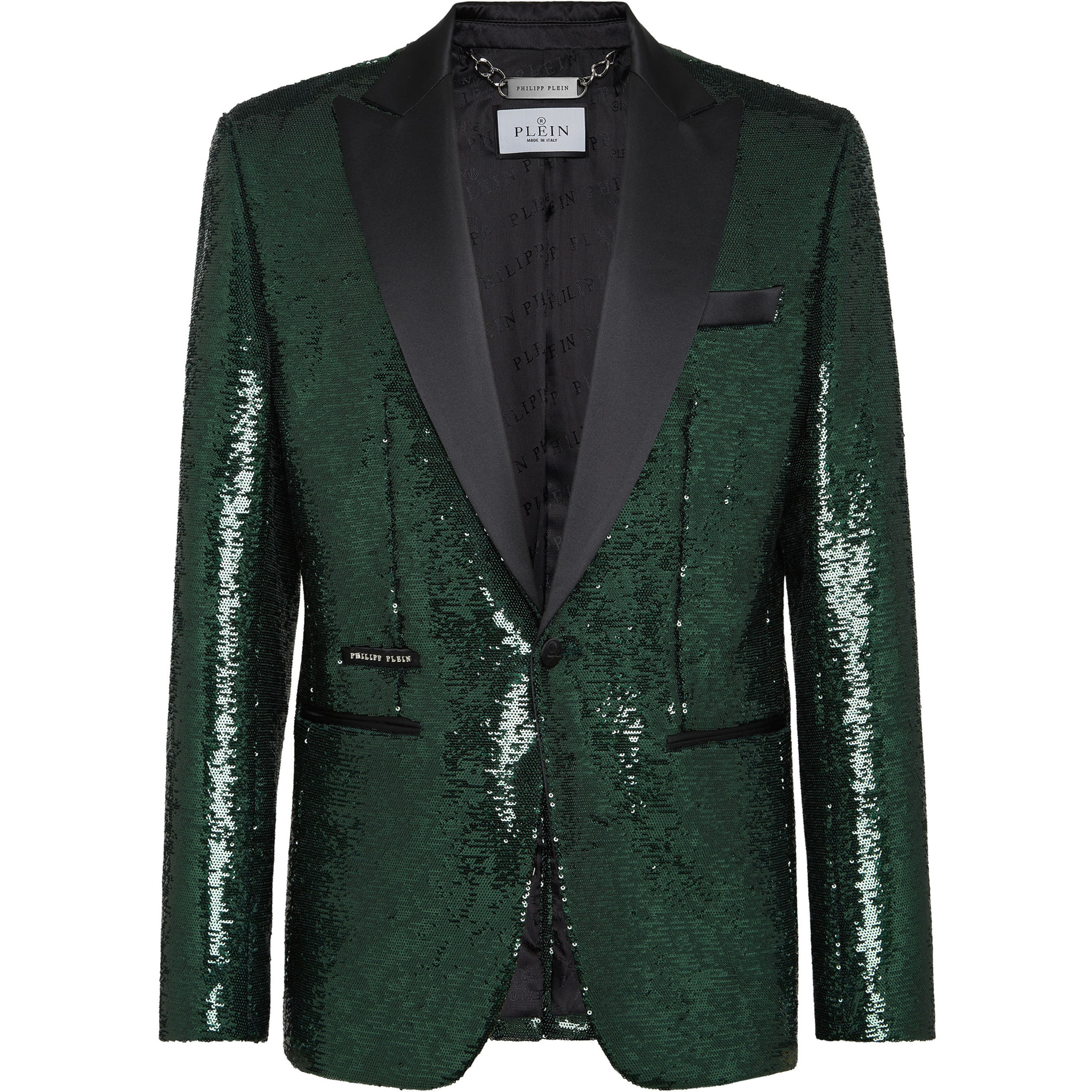 PHILIPP PLEIN One-Button Blazer Slim Fit