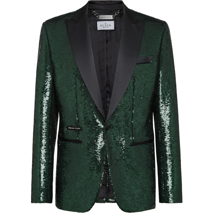 PHILIPP PLEIN One-Button Blazer Slim Fit