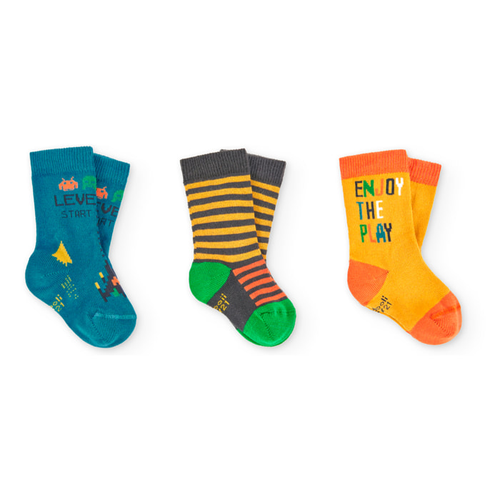 Pack calcetines de bebé niño -BCI