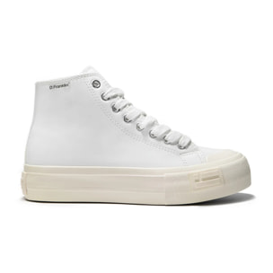 Zapatillas Altas Abotinadas Mujer One Way Nap en Blanco D.Franklin