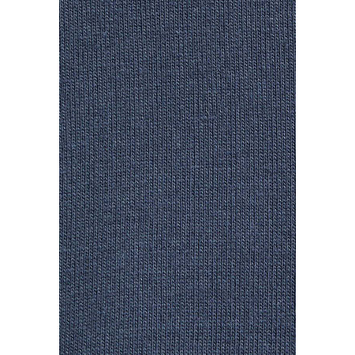 Maglietta blu denim a maniche lunghe, fit dritto con ricamo Rigby Go