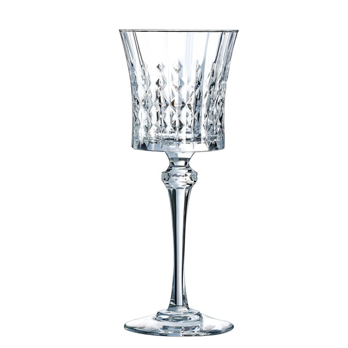 4 copas 19 cl Lady Diamond - Cristal d'Arques