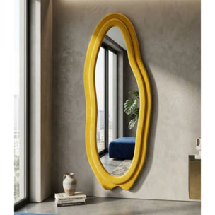 SPECCHIO DA MURO CHANELE GIALLO CM 60X4X160